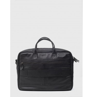 Steve Black Leather Briefcase | Alaskan Leather Company
